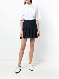 Thom Browne asymmetric pleated miniskirt