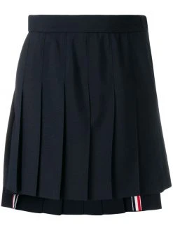 Thom Browne asymmetric pleated miniskirt