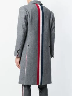 Coupon π Thom Browne Center Back Stripe Unconstructed Relaxed Fit Bal Collar Overcoat single breasted coats of men β 8 Thom Browne Center-Back Stripe Unconstructed Relaxed Fit Bal Collar Overcoat