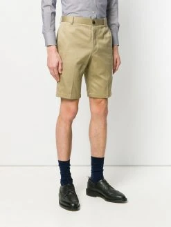 Cheapest ✔️ Thom Browne Cotton Twill Unconstructed Chino Shorts khaki shorts of men ✨ 7 Thom Browne Cotton Twill Unconstructed Chino Shorts