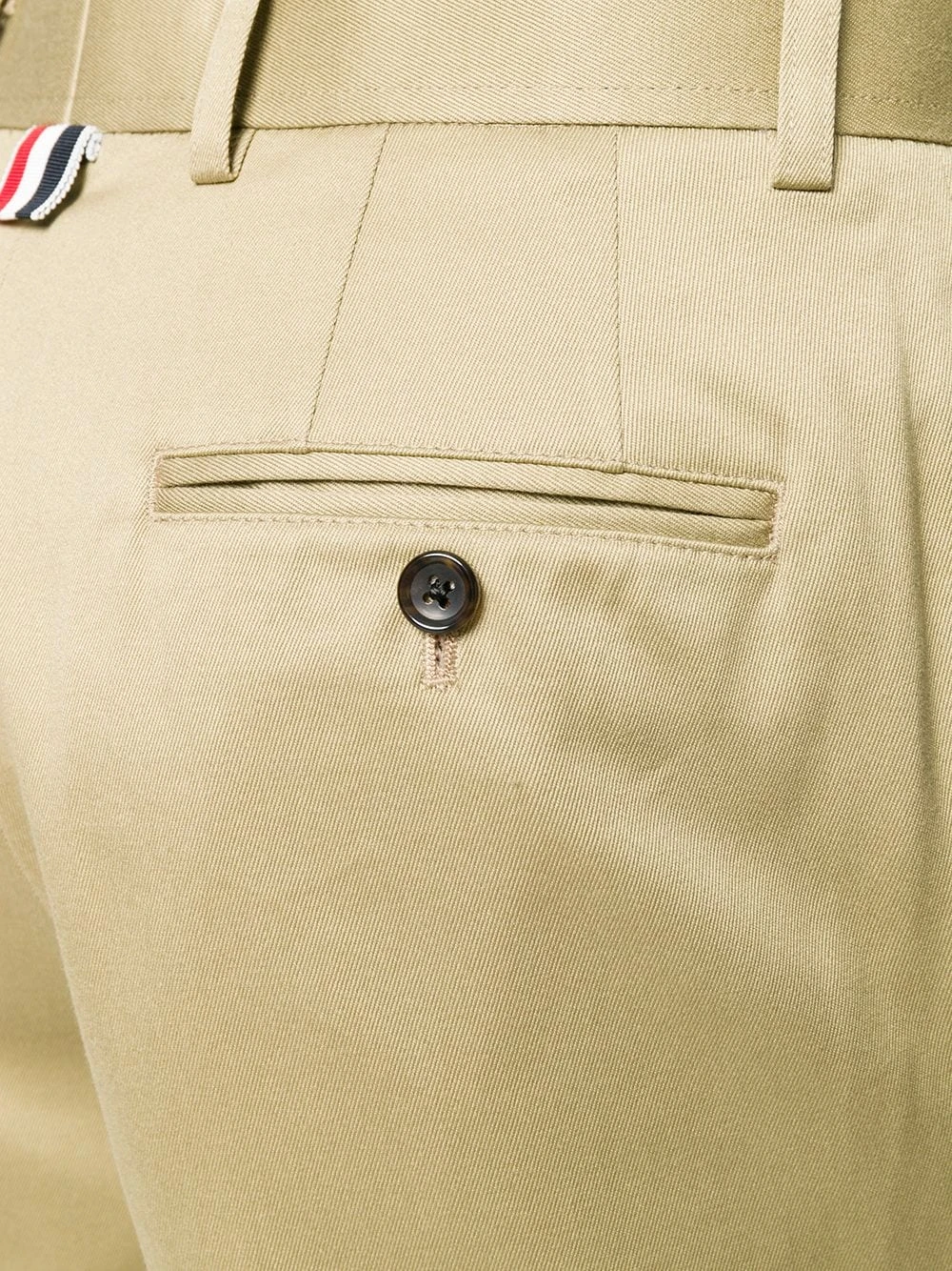 Cheapest ✔️ Thom Browne Cotton Twill Unconstructed Chino Shorts khaki shorts of men ✨ 5 Thom Browne Cotton Twill Unconstructed Chino Shorts