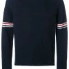 Thom Browne Rwb Intarsia Armband Tweed Pullover