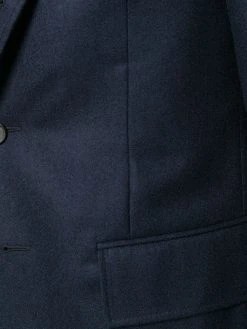 Thom Browne Wide Lapel Solid Wool Sport Coat