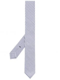 Thom Browne seersucker stripe tie