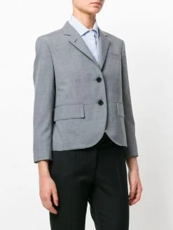 Thom Browne Classic Single Breasted Sport Coat In School Uniform Plain Weave