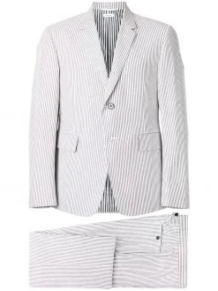 Thom Browne Seersucker Suit With Tie