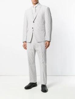 Thom Browne Seersucker Suit With Tie