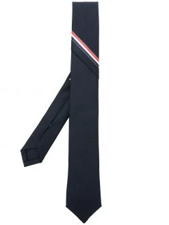 Thom Browne RWB selvedge super 120s twill necktie