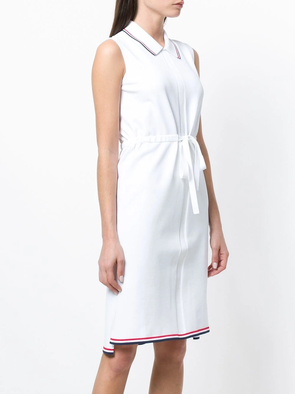 Hot Sale ✔️ Thom Browne Signature stripe drawstring✨ dress day✨ dresses of women ✔️ 3 Thom Browne signature stripe drawstring dress