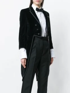 Best Pirce βοΈ Thom Browne Tonal Grosgrain tipped Tailcoat In Velvet blazers of women π₯° 7 Thom Browne Tonal Grosgrain-tipped Tailcoat In Velvet