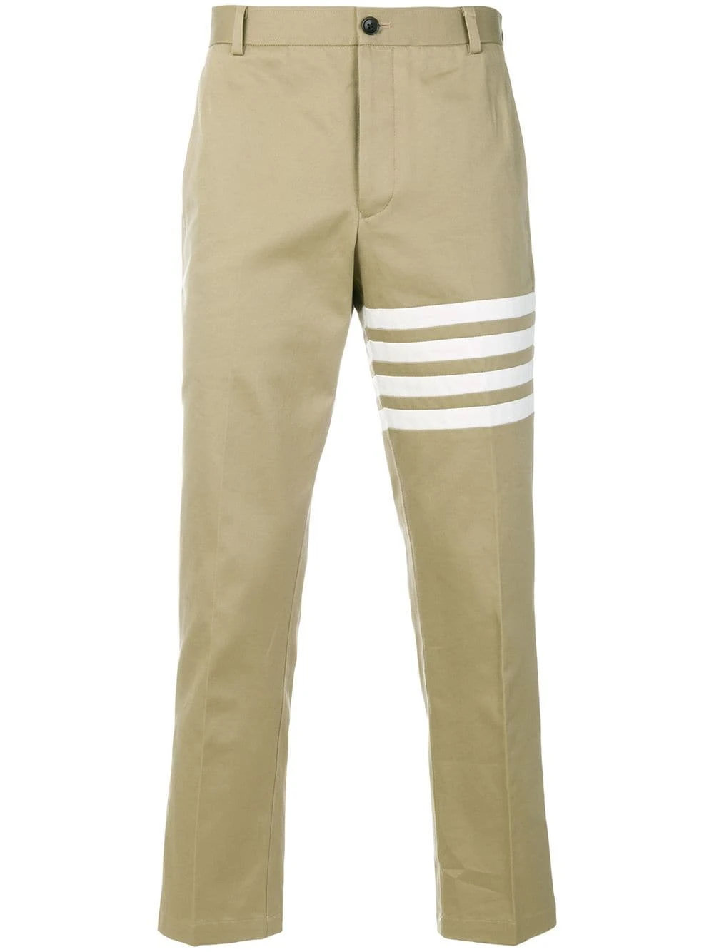 Cheapest β Thom Browne Seamed 4 Bar Stripe Unconstructed Chino Trouser In Cotton Twill cropped pants of men π€© 1 Thom Browne Seamed 4-Bar Stripe Unconstructed Chino Trouser In Cotton Twill
