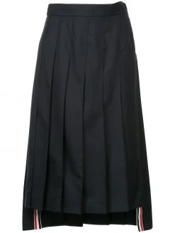 Thom Browne pleated midi skirt