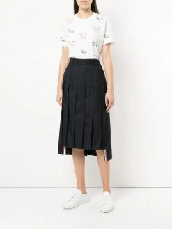 Thom Browne pleated midi skirt