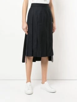 Thom Browne pleated midi skirt
