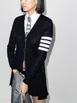 Thom Browne 4-Bar knitted cardigan