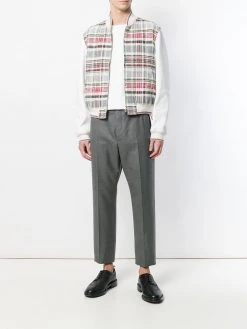 Thom Browne backstrap cropped tailored trousers