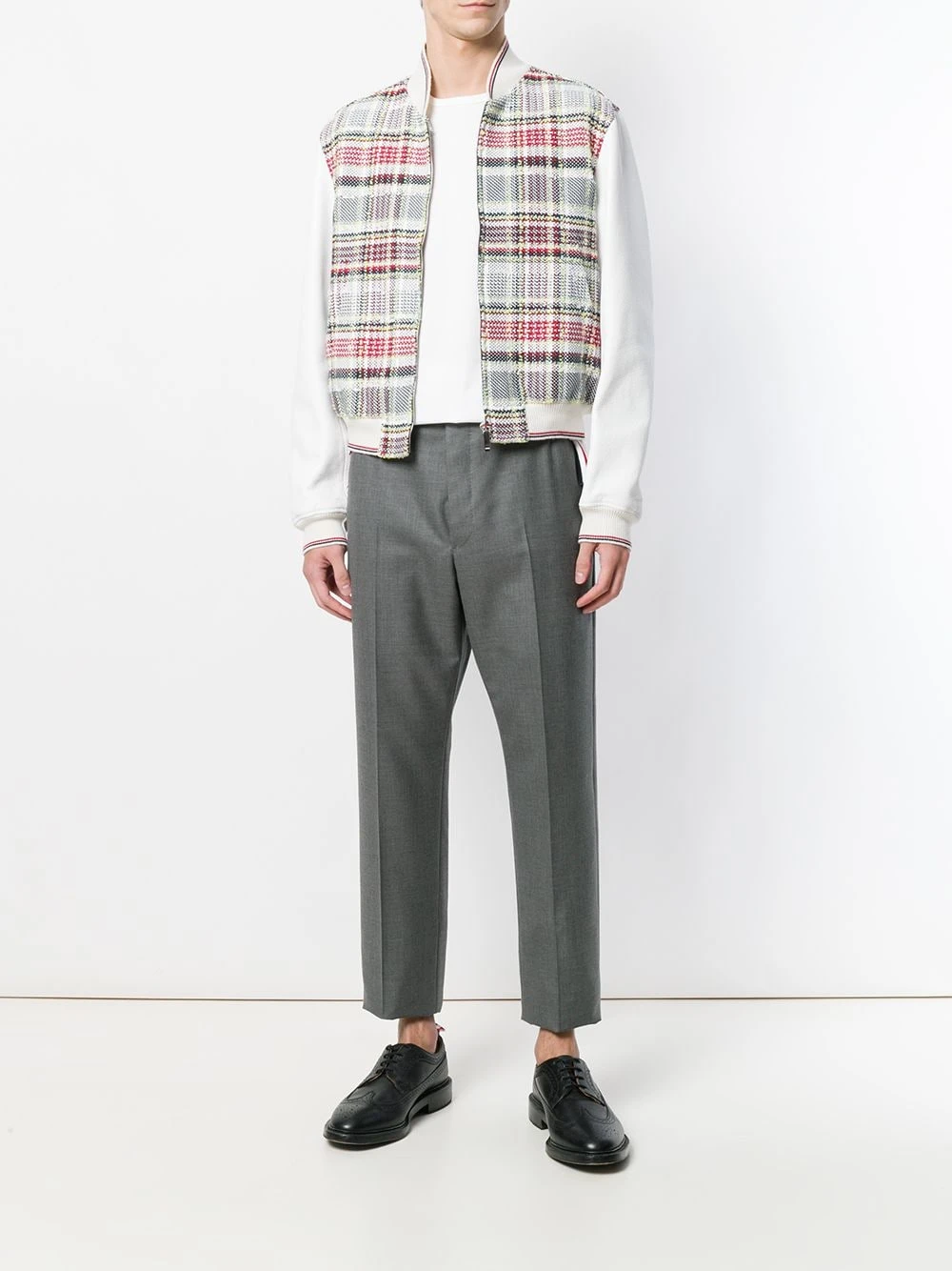 Best deal π€© Thom Browne Backstrap cropped tailored trousers tailored pants of men π 2 Thom Browne backstrap cropped tailored trousers