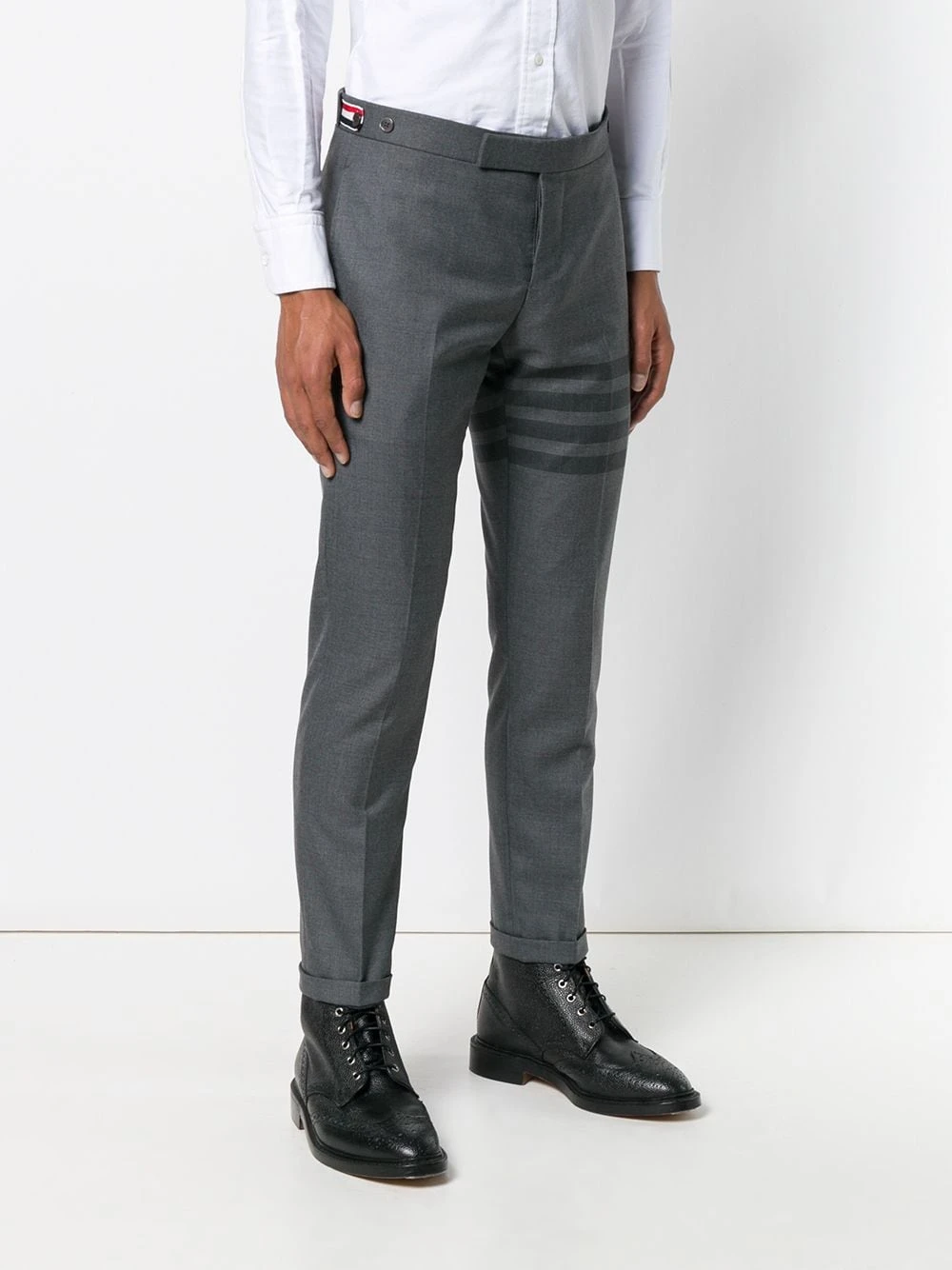 New π Thom Browne 4 Bar Skinny Fit Trouser skinny pants of men π€© 3 Thom Browne 4-Bar Skinny-Fit Trouser