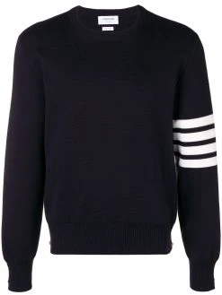 Thom Browne 4-Bar Milano Stitch Pullover