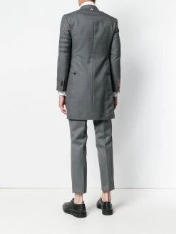 Thom Browne 4-Bar high-armhole Chesterfield coat