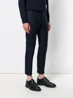 Best reviews of β€οΈ Thom Browne 4 Bar skinny fit trousers skinny pants of men π₯ 7 Thom Browne 4-Bar skinny-fit trousers