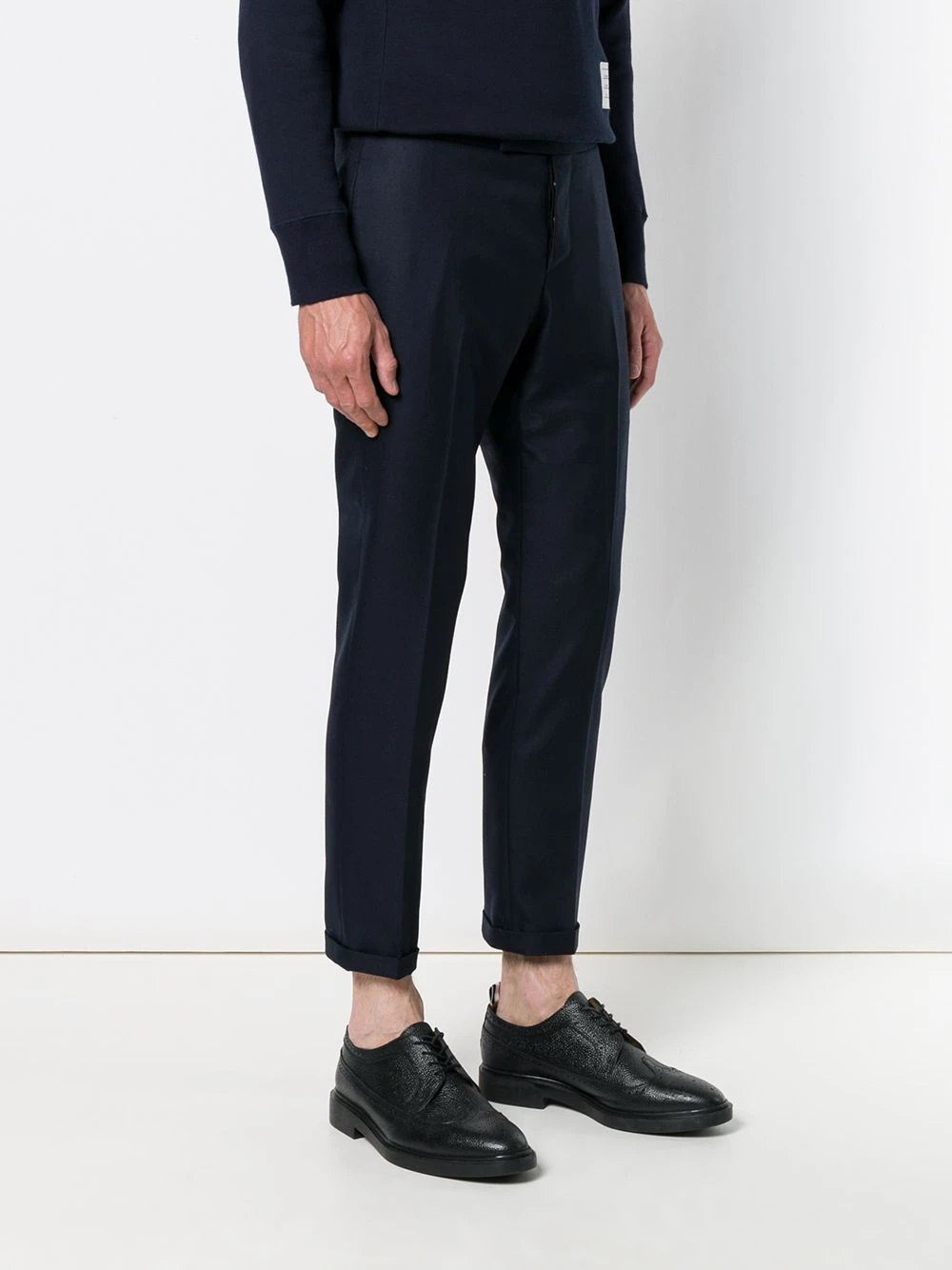 Best reviews of β€οΈ Thom Browne 4 Bar skinny fit trousers skinny pants of men π₯ 3 Thom Browne 4-Bar skinny-fit trousers