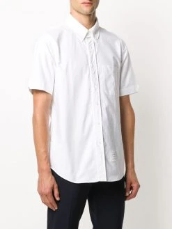 Thom Browne short-sleeved Oxford shirt