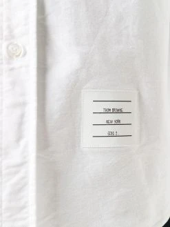 Thom Browne short-sleeved Oxford shirt