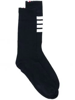 Thom Browne 4-Bar Lightweight Mid-Calf Socks