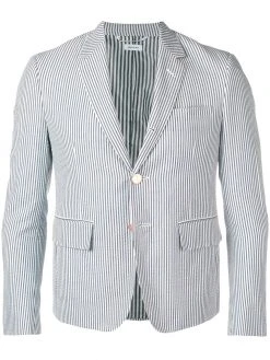 Thom Browne Seersucker High-Armhole Sport Coat