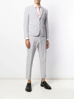 Thom Browne Seersucker High-Armhole Sport Coat