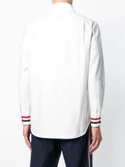 Thom Browne Grosgrain Cuff Oxford Shirt