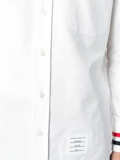 Thom Browne Grosgrain Cuff Oxford Shirt
