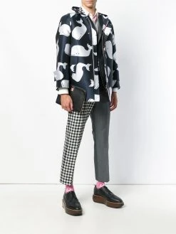 Thom Browne pebbled mini gusset folio