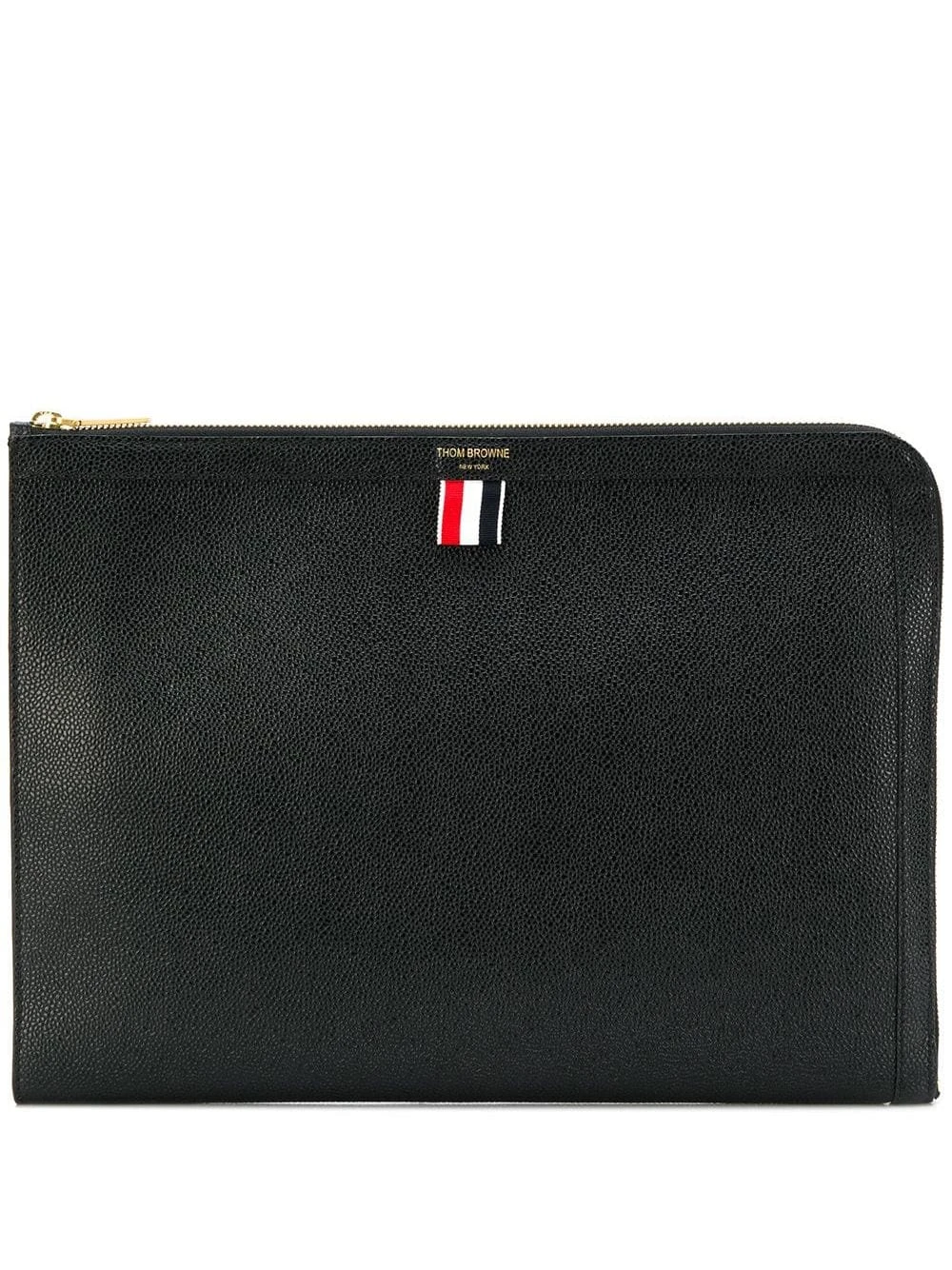 Outlet ⭐ Thom Browne Pebbled document gusset folio clutch bags of men ⌛ 1 Thom Browne pebbled document gusset folio