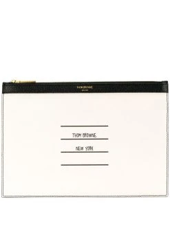 Thom Browne Paper Label Small Tablet Holder