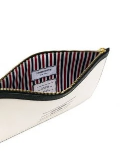 Thom Browne Paper Label Small Tablet Holder