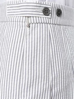 Thom Browne Seersucker Mini Pleated Skirt