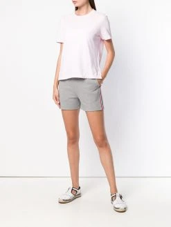 Thom Browne Rwb Stripe Piqué Shorts