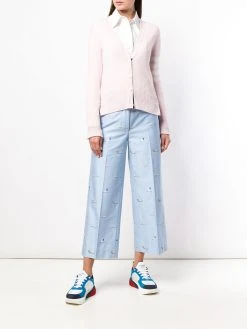 Thom Browne 4-Bar Cashmere Cardigan