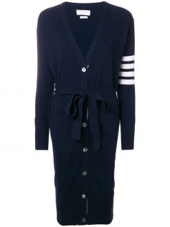 Thom Browne Long Boxy Cashmere Cardigan