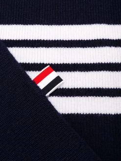 Brand new ⌛ Thom Browne Striped scarf scarves of men ⌛ 5 Thom Browne striped scarf