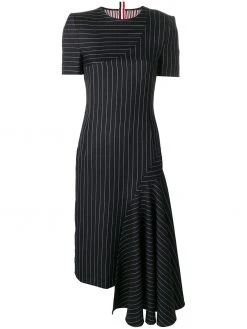 Thom Browne chalk stripe pencil dress