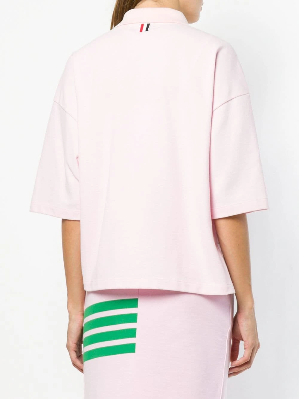 New ✨ Thom Browne Piqué Cotton Oversized Pocket Polo polo tops of women ✔️ 4 Thom Browne Piqué Cotton Oversized Pocket Polo