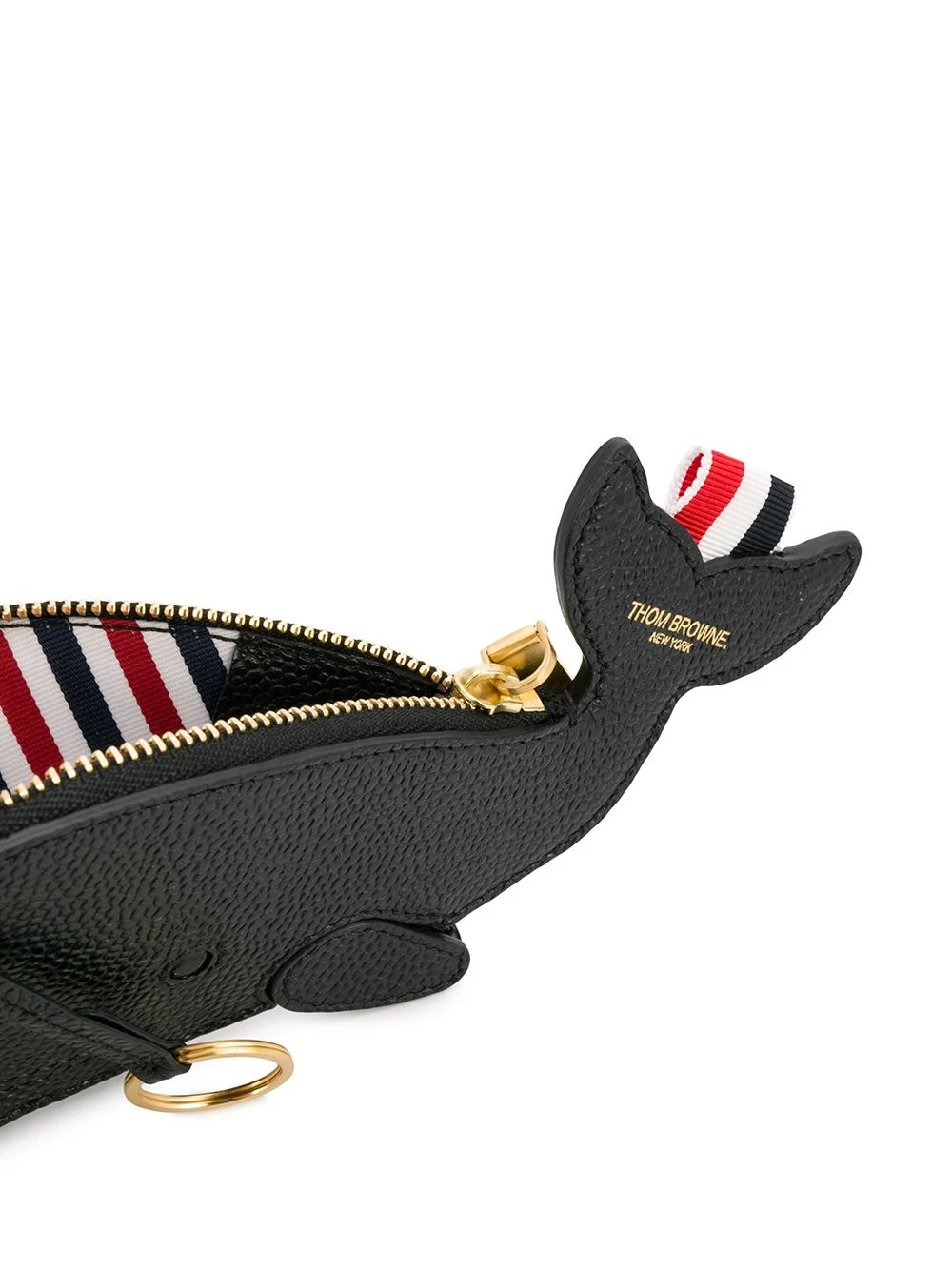Best Sale ⌛ Thom Browne Pebbled Whale Belt Purse wallets & purses of women ⌛ 3 Thom Browne Pebbled Whale Belt Purse