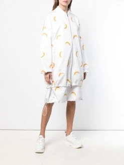 Thom Browne Banana Appliqué Oversized Bomber