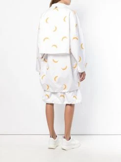 Thom Browne Banana Appliqué Oversized Bomber