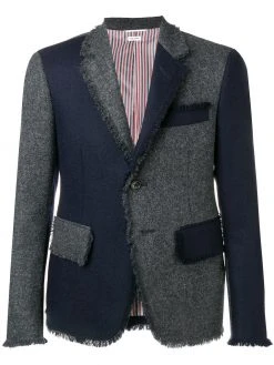 Thom Browne frayed edges sport coat