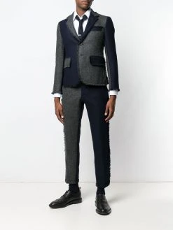 Thom Browne frayed edges sport coat