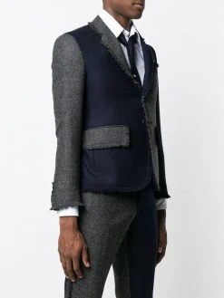 Thom Browne frayed edges sport coat